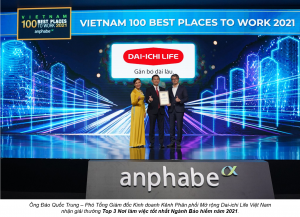 Dai ichi Life Viet Nam Top 3 Noi lam viec tot nhat Nganh Bao hiem nam 2021