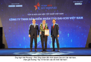 Dai ichi nhan Giai thuong Top 10 Noi lam viec tot nhat Viet Nam 2022