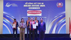 Dai-ichi Life Việt Nam vinh dự nhận danh hiệu “Top 10 Doanh nghiệp Tiêu biểu ASEAN 2024”