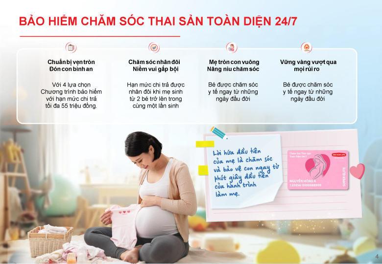 Bảo hiểm Chăm sóc thai sản toàn diện 24/7 3 uu diem cua bao hiem cham soc thai san toan dien 247